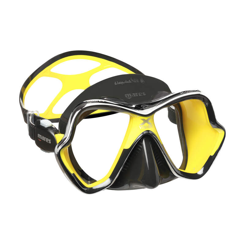 MARES Mask X-VISION CHROME LS - Yellow Black