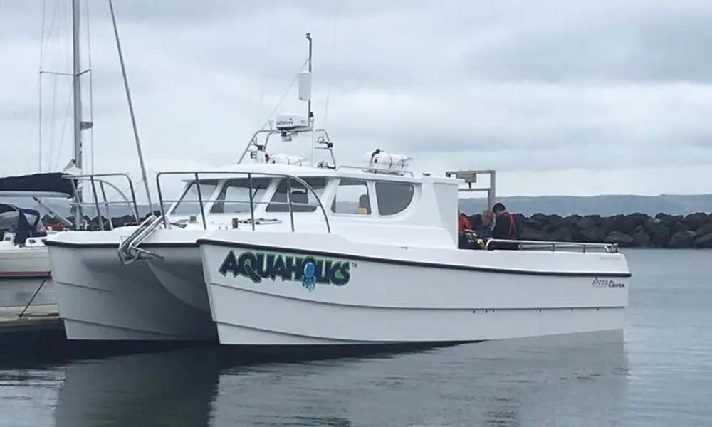 Aquaholics video of new boat for the Giants Causeway Coast - Aquaholics Dive Centre, Shop and Sea Safari