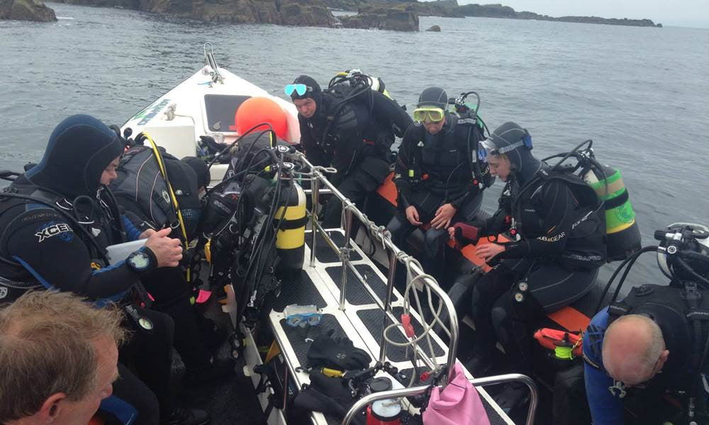 Guided Dives Seal Bay Saturday 2nd July 2016