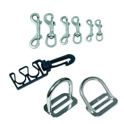 Buckles, Carabiners & Clips Aquaholics Dive Centre, Shop and Sea Safari