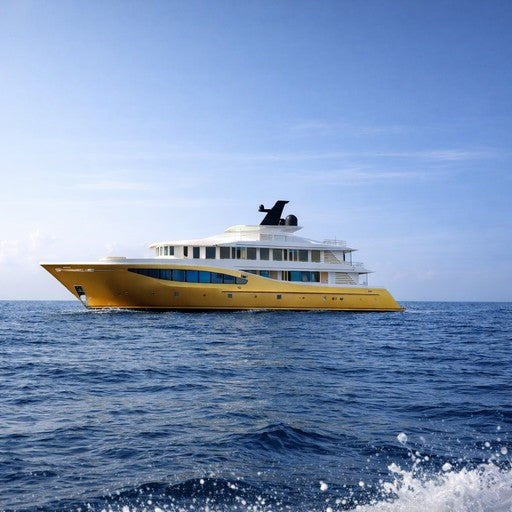 Maldives Legend Y 45m luxury liveaboard at sea