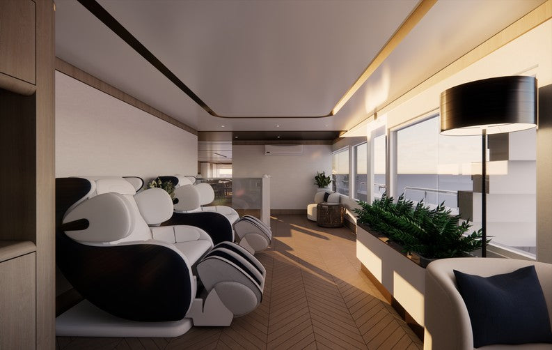 Maldives Legend Y quiet zone with massage chairs