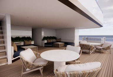 Maldives Legend Y outdoor seating area