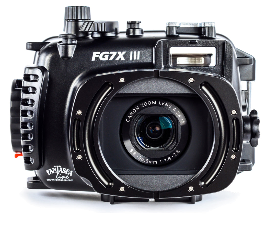 Fantasea FG7xIII S Housing for Canon G7 X Mark III - Aquaholics Dive Centre, Shop and Sea Safari - Aquaholics Dive Centre, Shop and Sea Safari