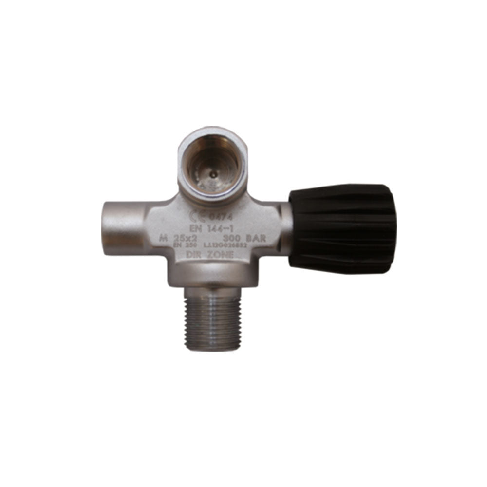 DIRZone Extendable Valve left DIN 144 300 Bar, no blanking plug - Aquaholics Dive Centre, Shop and Sea Safari - Aquaholics Dive Centre, Shop and Sea Safari