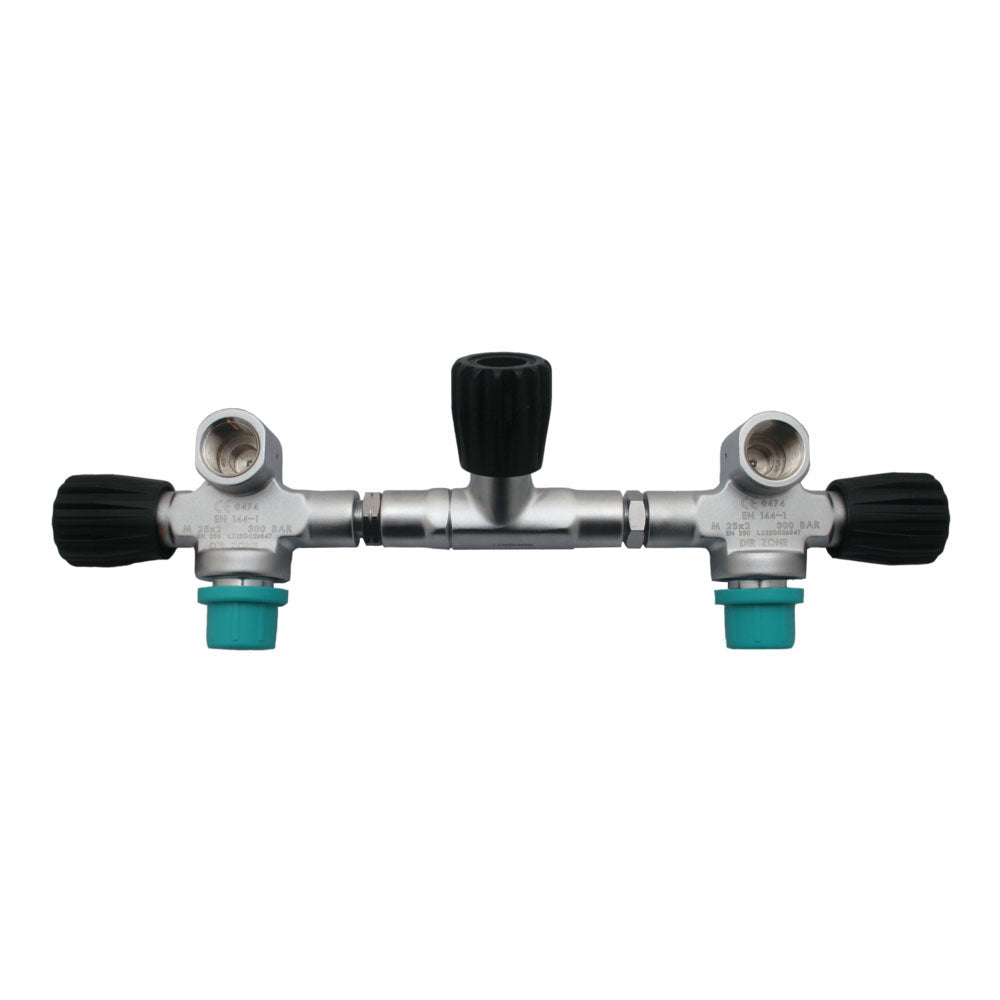 DIRZone Manifold System 300 bar for 204 mm Double Sets complete - Aquaholics Dive Centre, Shop and Sea Safari - Aquaholics Dive Centre, Shop and Sea Safari