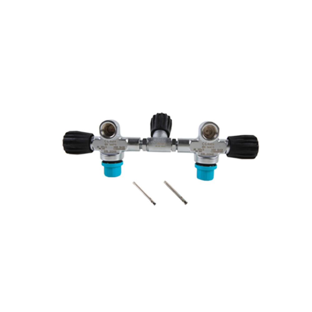 DIRZone Manifold System 230 bar for 140 mm Double Sets complete - Aquaholics Dive Centre, Shop and Sea Safari - Aquaholics Dive Centre, Shop and Sea Safari