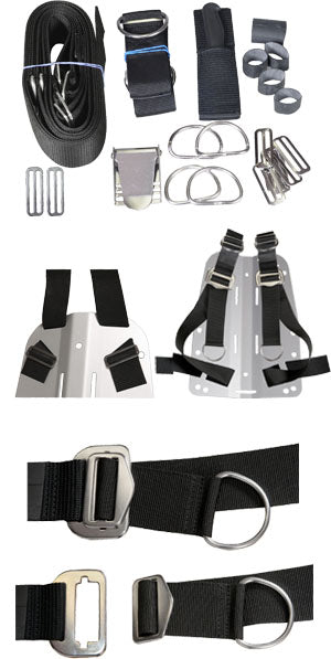 DIRZone Harness including Hardware ADJUSTABLE - Aquaholics Dive Centre, Shop and Sea Safari - Aquaholics Dive Centre, Shop and Sea Safari