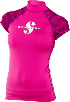 UPF 50 short sleeve rash guard, women