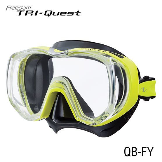 TUSA Freedom Tri-Quest Mask - Tusa - Aquaholics Dive Centre, Shop and Sea Safari