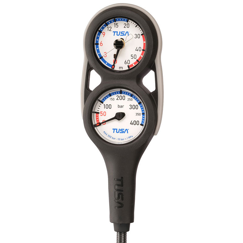 TUSA SC0202 Twin Pressure Gauge - TUSA - Aquaholics Dive Centre, Shop and Sea Safari