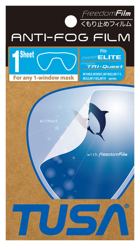TUSA TA0801 Anti-Fog Film - Single Lens - TUSA - Aquaholics Dive Centre, Shop and Sea Safari