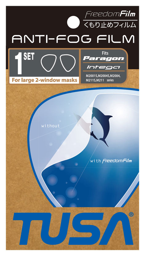 TUSA TA0803 Anti-Fog Film - Twin Lens (Large) - TUSA - Aquaholics Dive Centre, Shop and Sea Safari