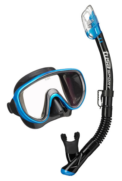 TUSA SPORT Mask and Snorkel Set ADULT Black Series - TUSA - Aquaholics Dive Centre, Shop and Sea Safari