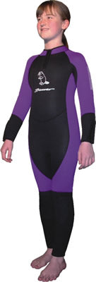 Maui Junior 5mm One-Piece Black/Royal Blue