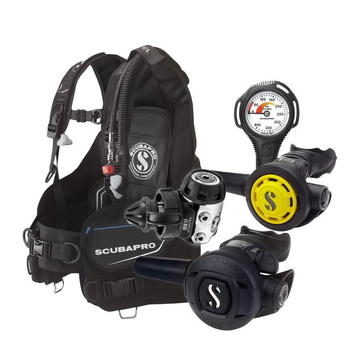 MK11 EVO S270 & Level BCD Package with Octopus and Single Pressure Gauge - Scubapro - Aquaholics Dive Centre, Shop and Sea Safari