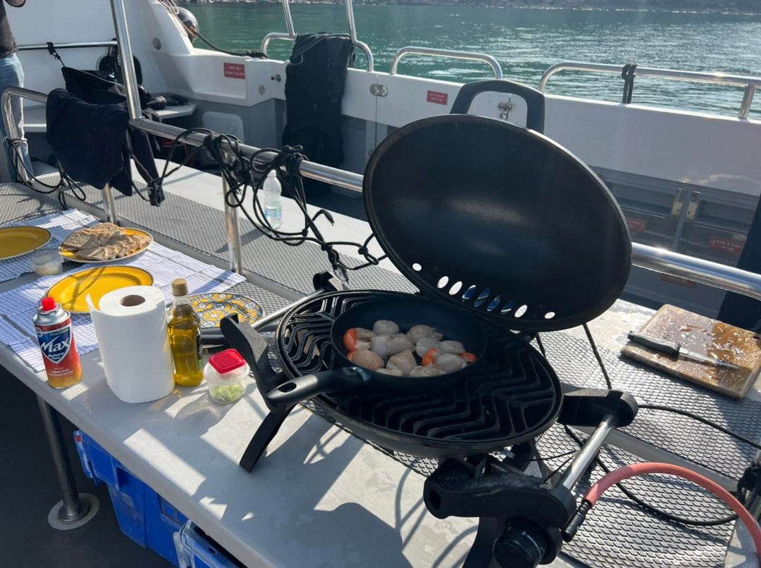 Luxury Scallops experience with BBQ and Whiskey
