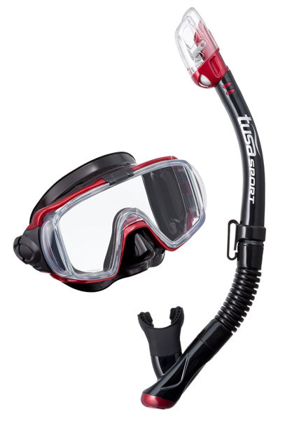 TUSA SPORT UC3125 Mask and Snorkel Set ADULT Black Series